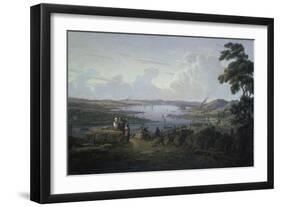 View of Dunbarton and the River Clyde, 1817-Robert Salmon-Framed Giclee Print