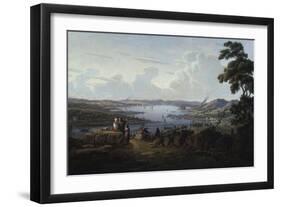 View of Dunbarton and the River Clyde, 1817-Thomas Birch-Framed Giclee Print