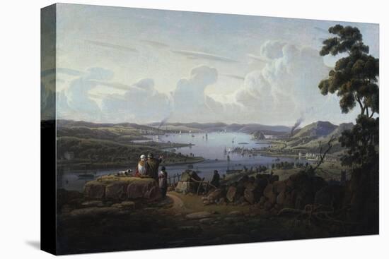 View of Dunbarton and the River Clyde, 1817-Thomas Birch-Stretched Canvas