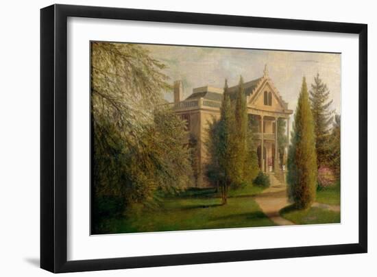 View of Dungan Manor House, Staten Island, 1876-James Henry Wright-Framed Giclee Print