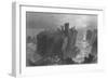 View of Dunottar Castle, Near Stonehaven-William Henry Bartlett-Framed Giclee Print