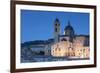 View of Duomo (Cathedral) at Dusk, Urbino (Unesco World Heritage Site), Le Marche, Italy-Ian Trower-Framed Photographic Print