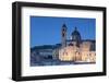 View of Duomo (Cathedral) at Dusk, Urbino (Unesco World Heritage Site), Le Marche, Italy-Ian Trower-Framed Photographic Print