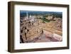 View of Duomo from Torre Del Mangia, Piazza Del Camposiena, Tuscany, Italy, Europe-Peter Groenendijk-Framed Photographic Print