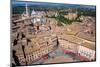 View of Duomo from Torre Del Mangia, Piazza Del Camposiena, Tuscany, Italy, Europe-Peter Groenendijk-Mounted Photographic Print