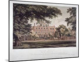 View of Eagle House, Brook Green, Hammersmith, London, C1810-Day & Haghe-Mounted Giclee Print