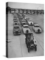 View of Early Models of Rolls Royce Cars-null-Stretched Canvas