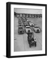 View of Early Models of Rolls Royce Cars-null-Framed Photographic Print