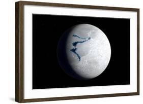 View of Earth 650 Million Years Ago During the Marinoan Glaciation-null-Framed Art Print