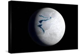 View of Earth 650 Million Years Ago During the Marinoan Glaciation-null-Stretched Canvas