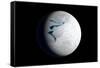 View of Earth 650 Million Years Ago During the Marinoan Glaciation-null-Framed Stretched Canvas