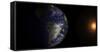 View of Earth at its Equinox-null-Framed Stretched Canvas