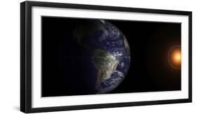 View of Earth at its Equinox-null-Framed Photographic Print