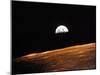 View of Earth from Apollo 10 Orbiting the Moon, 1969-null-Mounted Photographic Print
