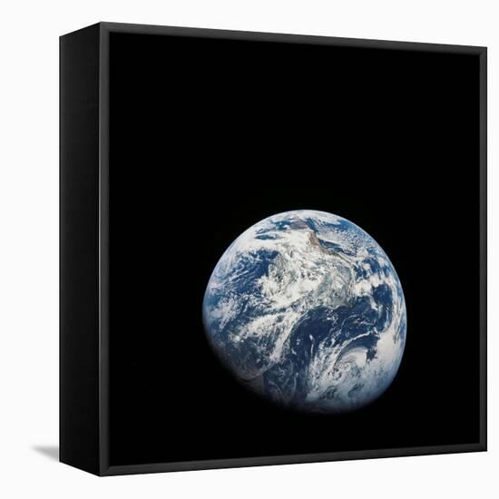 View of Earth Taken from the Aollo 8 Spacecraft-Stocktrek Images-Framed Stretched Canvas
