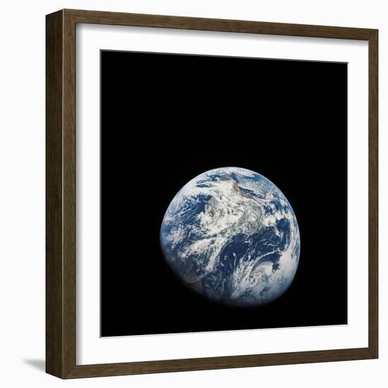 View of Earth Taken from the Aollo 8 Spacecraft-Stocktrek Images-Framed Photographic Print