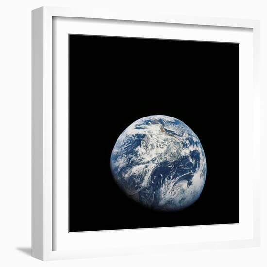 View of Earth Taken from the Aollo 8 Spacecraft-Stocktrek Images-Framed Photographic Print