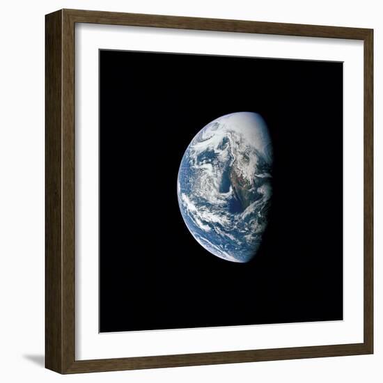 View of Earth Taken from the Apollo 13 Spacecraft-Stocktrek Images-Framed Photographic Print