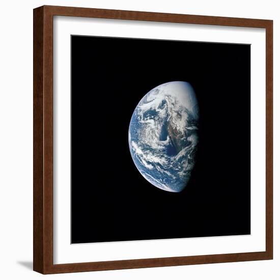 View of Earth Taken from the Apollo 13 Spacecraft-Stocktrek Images-Framed Photographic Print