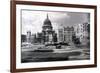 View of East End of St Paul's Showing Air Raid Damage in the Vicinity, London, C1941-null-Framed Photographic Print