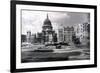 View of East End of St Paul's Showing Air Raid Damage in the Vicinity, London, C1941-null-Framed Photographic Print