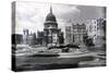 View of East End of St Paul's Showing Air Raid Damage in the Vicinity, London, C1941-null-Stretched Canvas