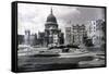 View of East End of St Paul's Showing Air Raid Damage in the Vicinity, London, C1941-null-Framed Stretched Canvas