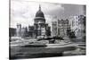 View of East End of St Paul's Showing Air Raid Damage in the Vicinity, London, C1941-null-Stretched Canvas