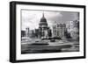 View of East End of St Paul's Showing Air Raid Damage in the Vicinity, London, C1941-null-Framed Photographic Print