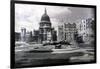 View of East End of St Paul's Showing Air Raid Damage in the Vicinity, London, C1941-null-Framed Photographic Print