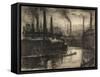 View of East London-Joseph Pennell-Framed Stretched Canvas