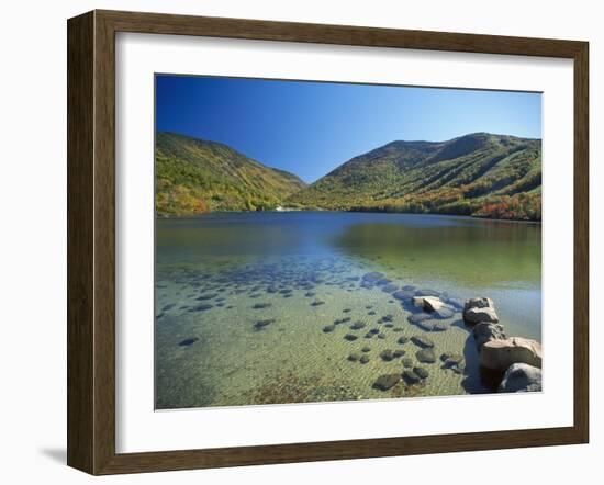 View of Echo Lake, White Mountains, New Hampshire, USA-Massimo Borchi-Framed Photographic Print