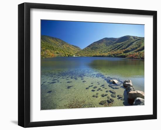 View of Echo Lake, White Mountains, New Hampshire, USA-Massimo Borchi-Framed Photographic Print