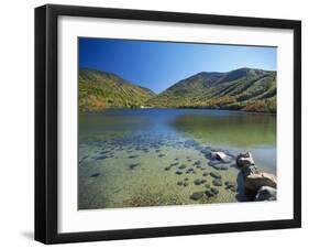 View of Echo Lake, White Mountains, New Hampshire, USA-Massimo Borchi-Framed Photographic Print