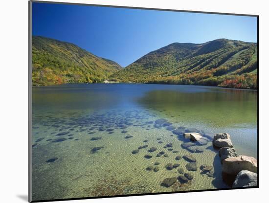View of Echo Lake, White Mountains, New Hampshire, USA-Massimo Borchi-Mounted Photographic Print