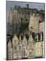 View of Edinburgh Castle from Grassmarket, Edinburgh, Lothian, Scotland, United Kingdom, Europe-Ethel Davies-Mounted Photographic Print