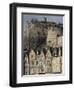 View of Edinburgh Castle from Grassmarket, Edinburgh, Lothian, Scotland, United Kingdom, Europe-Ethel Davies-Framed Photographic Print