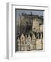 View of Edinburgh Castle from Grassmarket, Edinburgh, Lothian, Scotland, United Kingdom, Europe-Ethel Davies-Framed Photographic Print