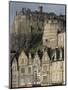 View of Edinburgh Castle from Grassmarket, Edinburgh, Lothian, Scotland, United Kingdom, Europe-Ethel Davies-Mounted Photographic Print