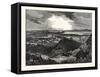 View of Edinburgh from Arthur's Seat, UK-null-Framed Stretched Canvas