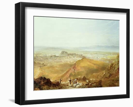 View of Edinburgh from Arthur's Seat-Hugh William Williams-Framed Giclee Print