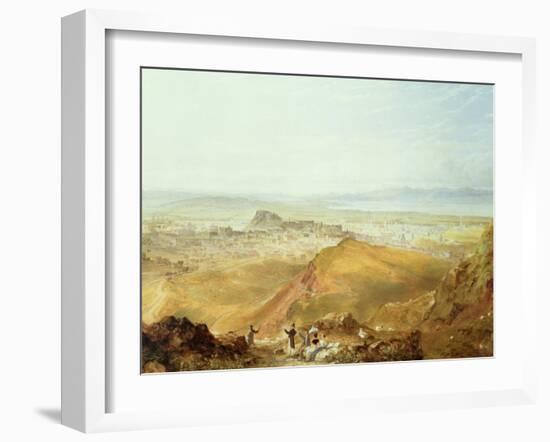 View of Edinburgh from Arthur's Seat-Hugh William Williams-Framed Giclee Print