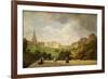 View of Edinburgh, the Walter Scott Monument-Pierre Justin Ouvrie-Framed Giclee Print