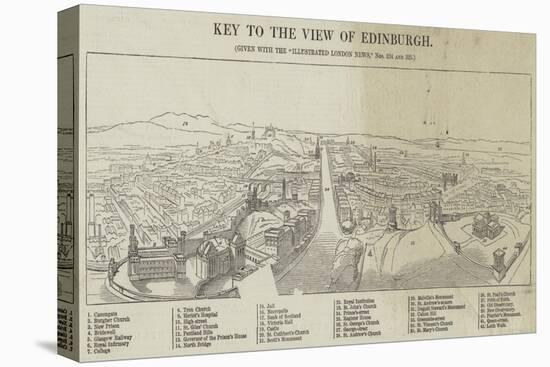 View of Edinburgh-null-Stretched Canvas