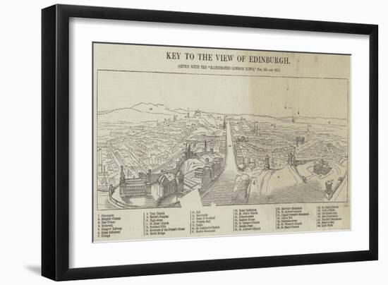 View of Edinburgh-null-Framed Giclee Print