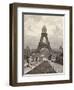 View of Eiffel Tower under Construction, Paris, 1889, France-null-Framed Giclee Print