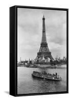 View of Eiffel Tower-null-Framed Stretched Canvas