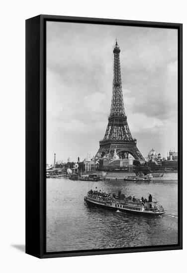 View of Eiffel Tower-null-Framed Stretched Canvas