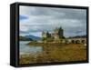View of Eilean Donan Castle, Dornie, Highlands, Scotland, United Kingdom, Europe-Karol Kozlowski-Framed Stretched Canvas