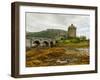 View of Eilean Donan Castle, Dornie, Highlands, Scotland, United Kingdom, Europe-Karol Kozlowski-Framed Photographic Print